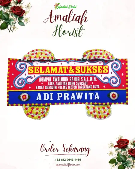 Papan Bunga Ucapan Selamat Kalicari